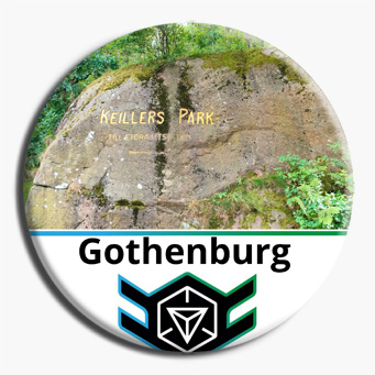 Keillers park - Park on Hisingen with a stunning view of the river and the city. Keillers Park at Ramberget, Hisingen, was donated to the city of Göteborg in 1906 by James Keiller, director of Götaverken engineering works. The park is a mix of landscaped park and natural forest.