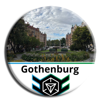 Vasastaden - A popular place in central Gothenburg for its coffee shops and a few art galleries. Close by the university.  